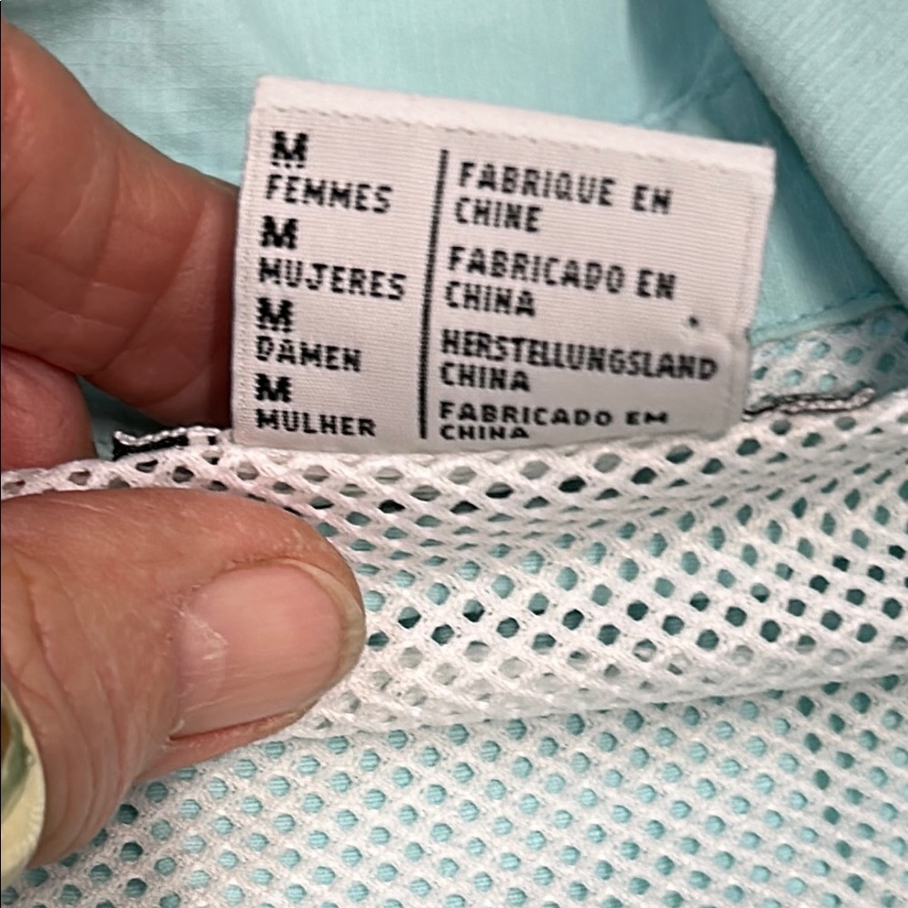 Columbia Women's PFG Bahama™ II Short Sleeve‎ Shirt Light Teal Shirt size medium - Picture 4 of 9